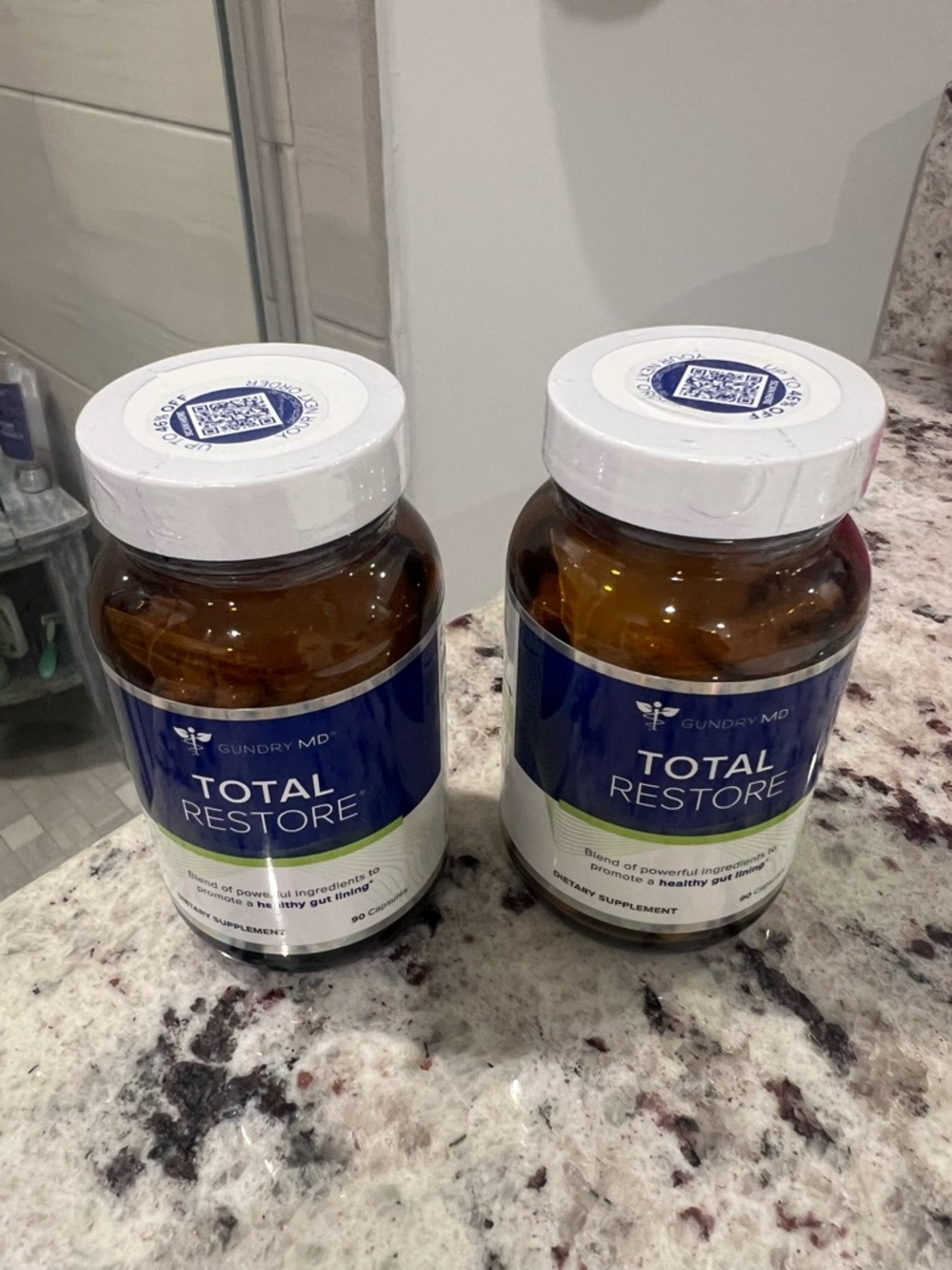 Gundry MD Total Restore-2 bottles - Picture 2 of 2